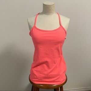 🍋 Lululemon Y Tank Top Coral Size 8